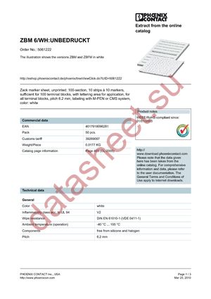 5061222 datasheet  